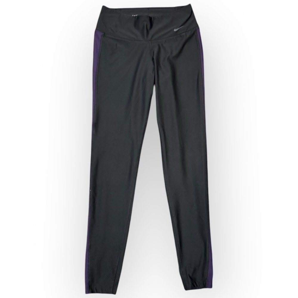 Nike‎ Women’s Dri-FIT Tapered Leggings - Purple/Black, Size XS, Pre-Owned P130